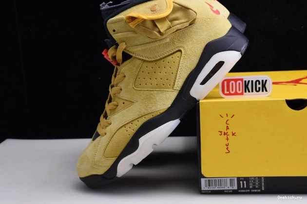 One Kick TRAVIS AIR SCOTT 6 JORDAN CN1084-300 YELLOW X 0708